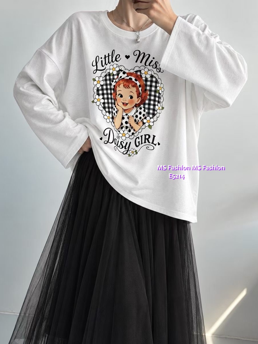 E5214 可愛女仔tee