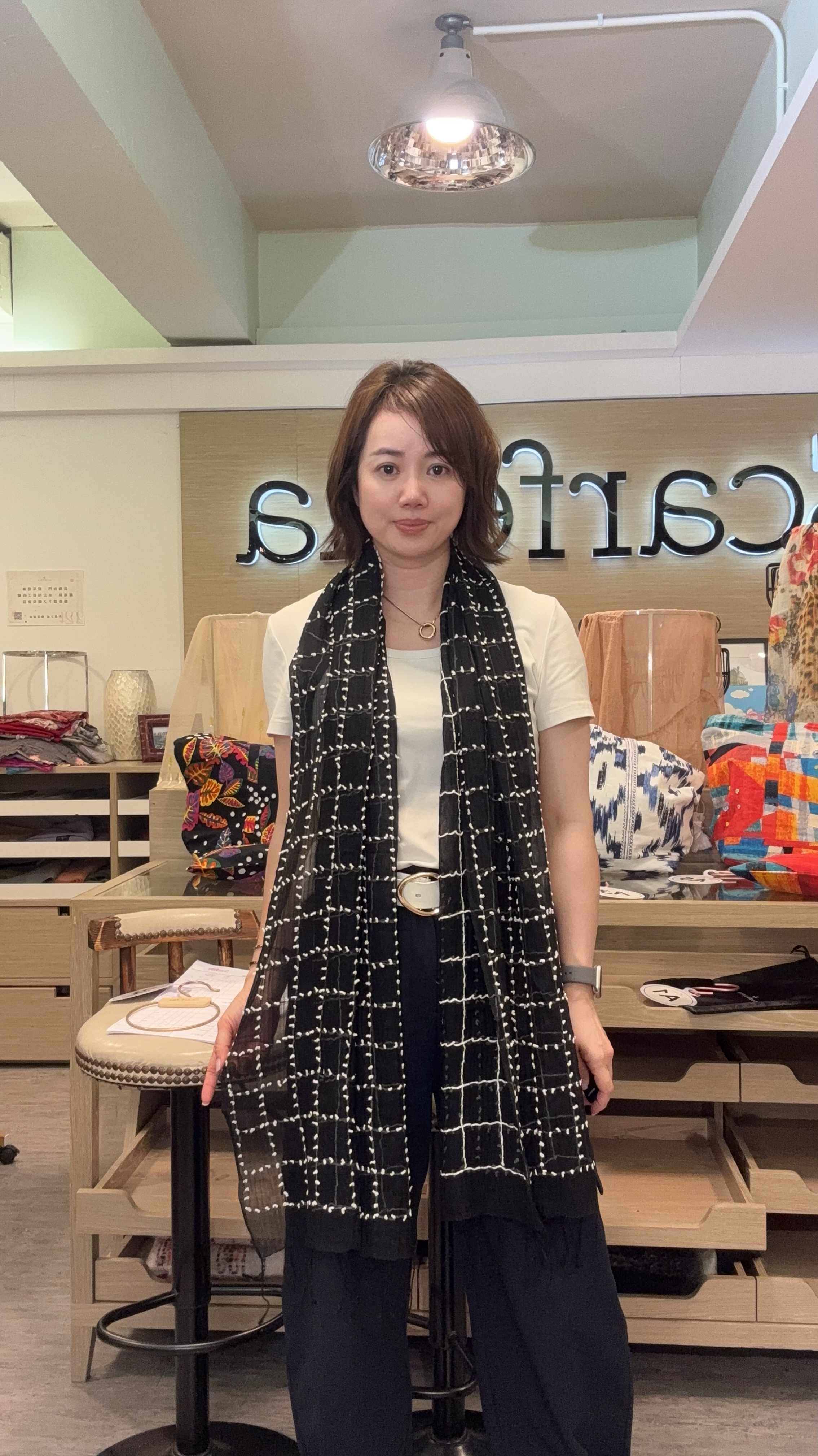 [訂購] A9 印度手工刺繡 Scarf
