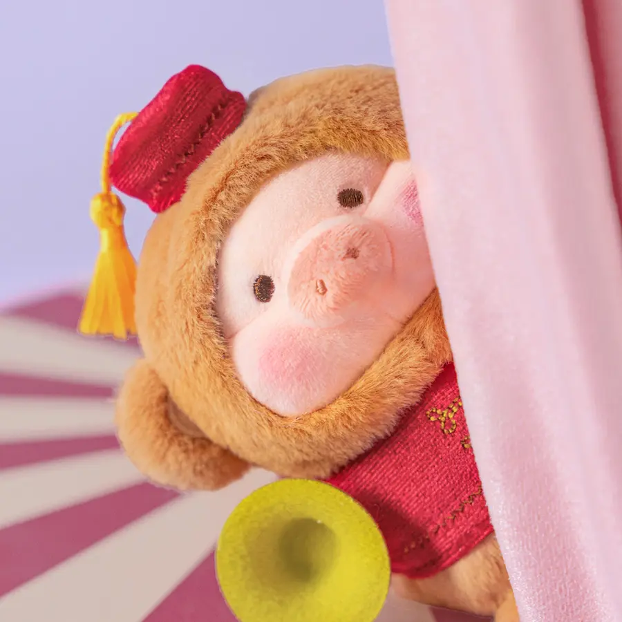 📦訂購 台灣代購 TOYZEROPLUS 罐頭豬LuLu 淘氣猴子Lu 繽紛樂園毛絨掛件