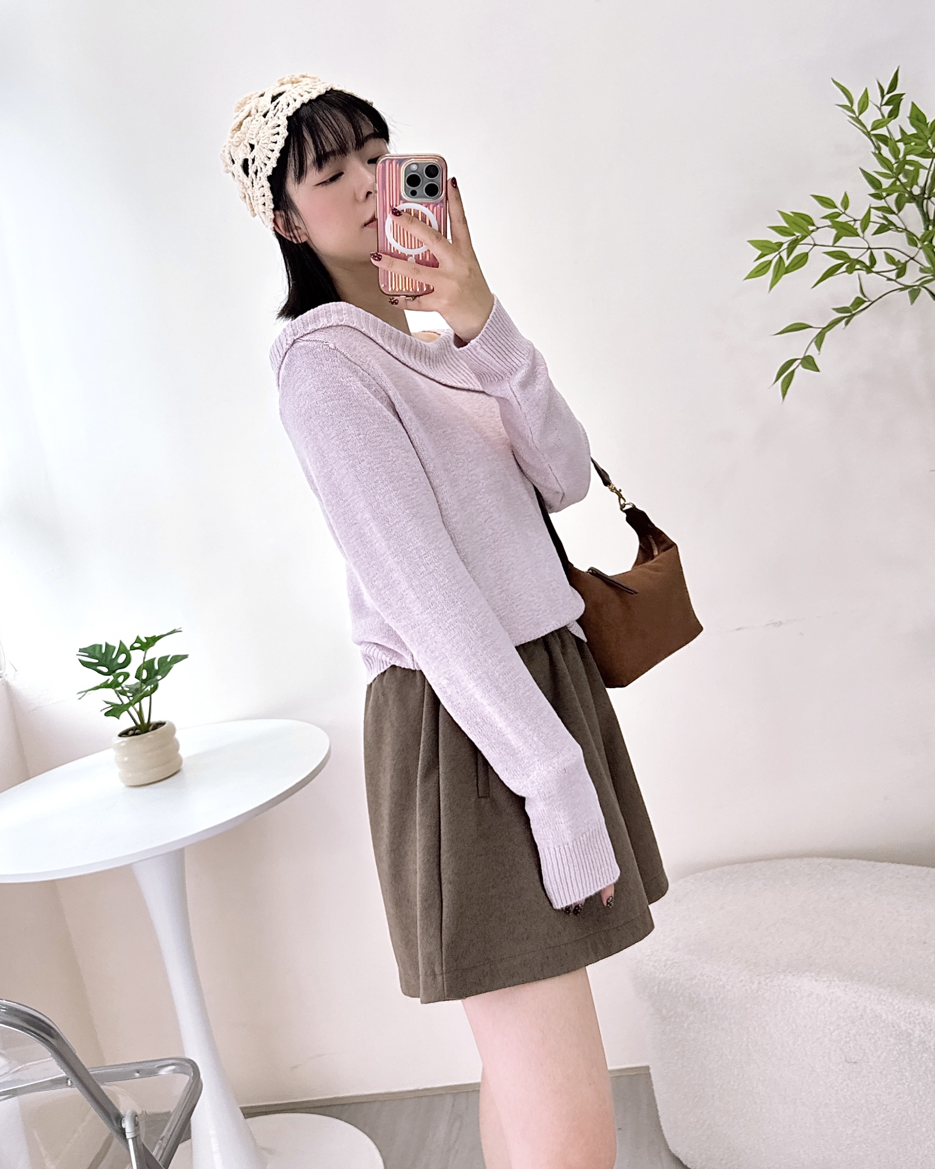 溫柔女人味線料上衣 2色