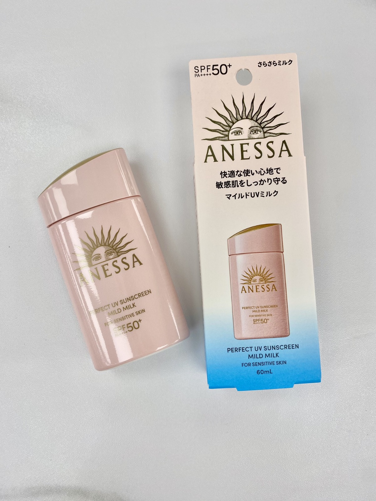 Shiseido ANESSA Perfect UV Sunscreen Mild Milk SPF50+ PA++++ 安耐曬粉金 極防水清爽低敏UV防曬 60ml