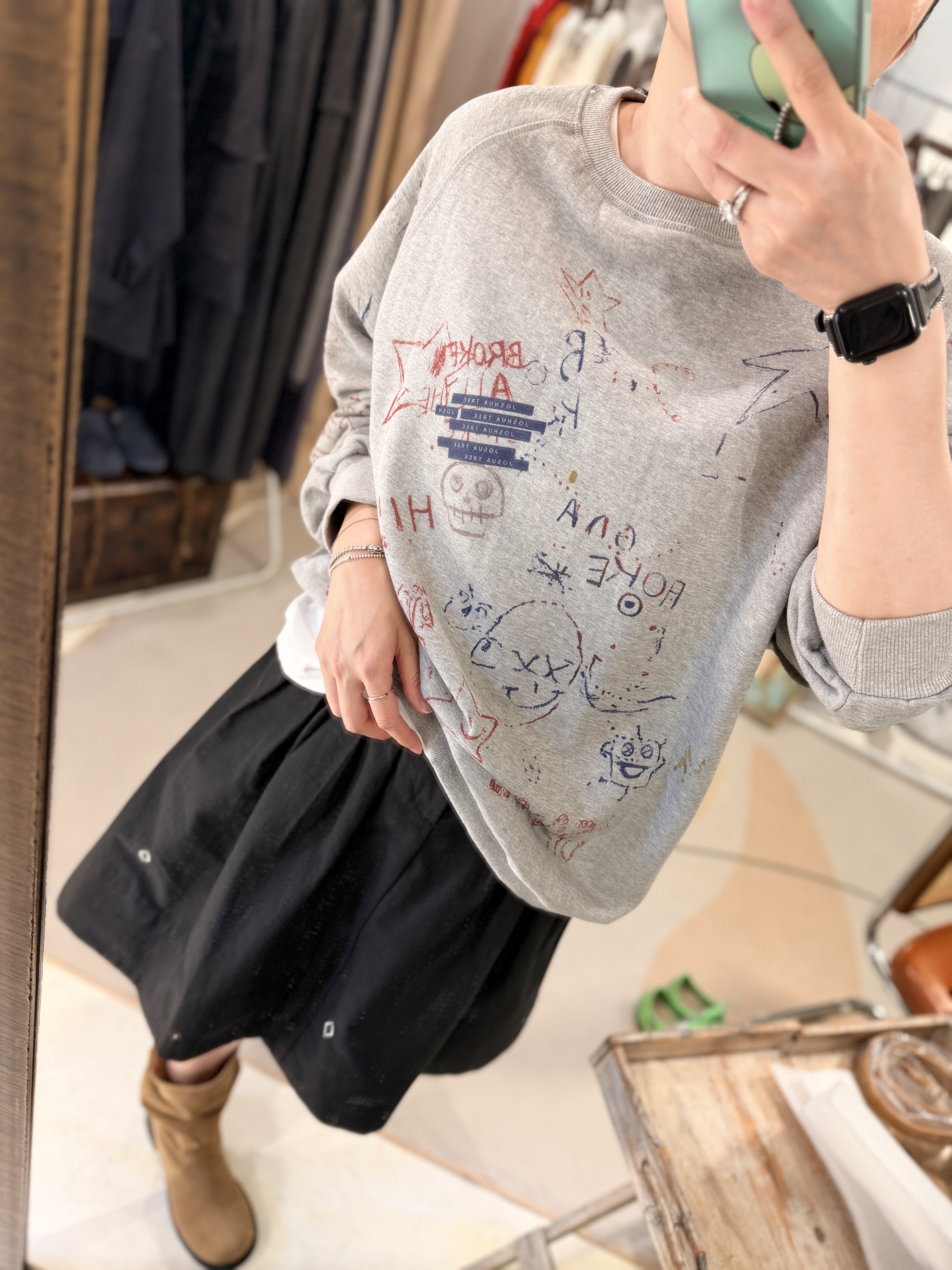 Kids painted sweater