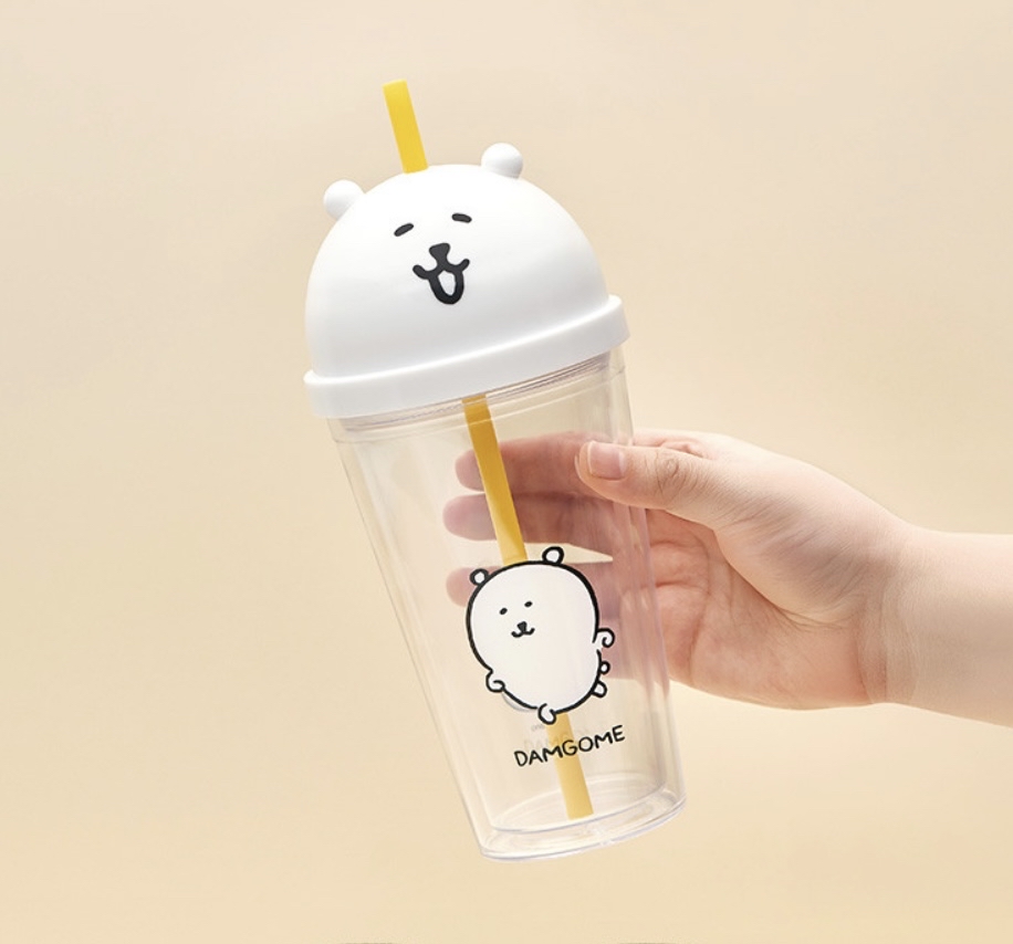 韓國預訂📍Joke Bear得意大頭樣水杯/玻璃杯
