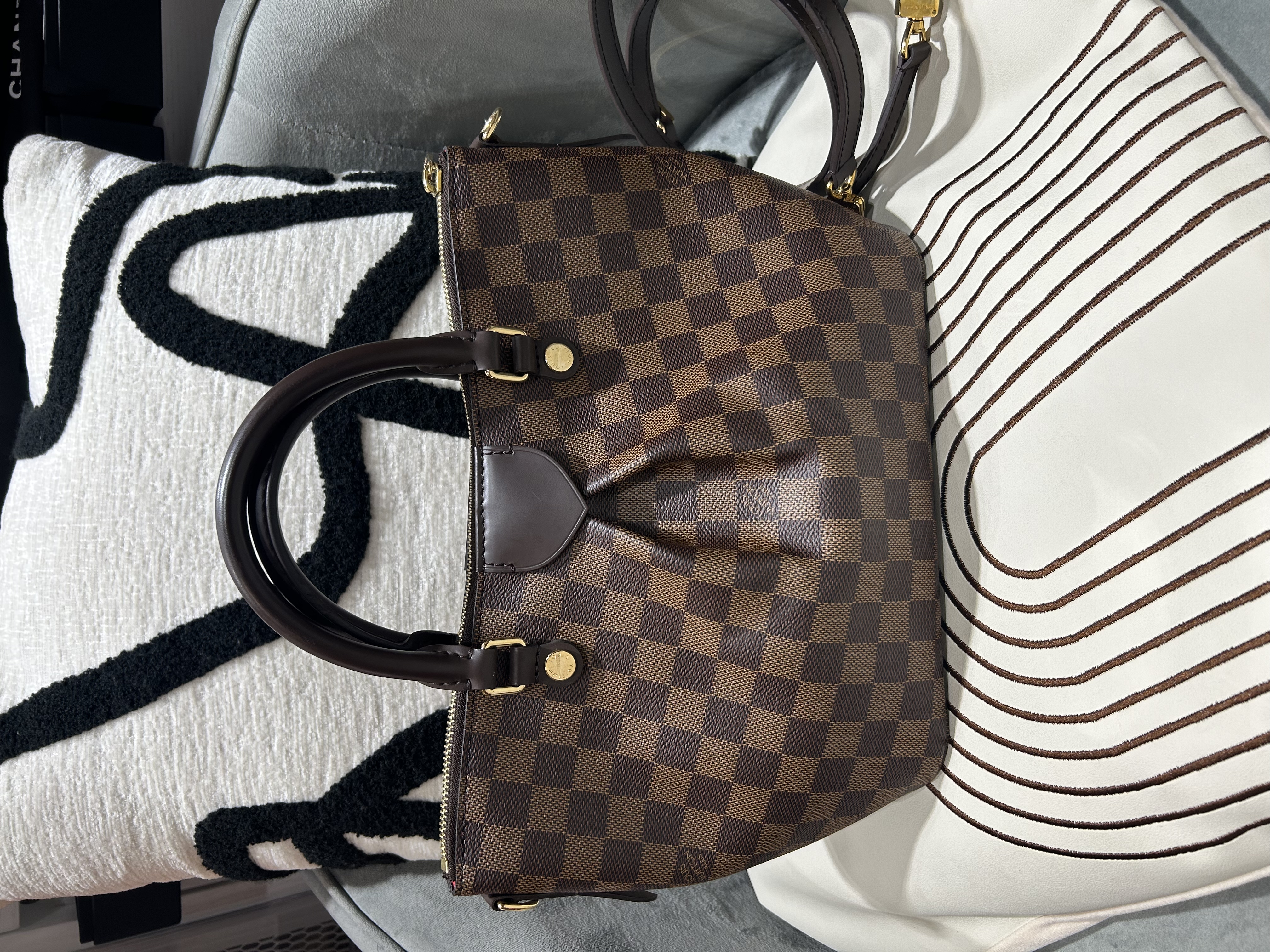 LV Damier Ebene Siena PM 2Way Bag 100%Authentic, 98%New ✅Strap✅Dust bag