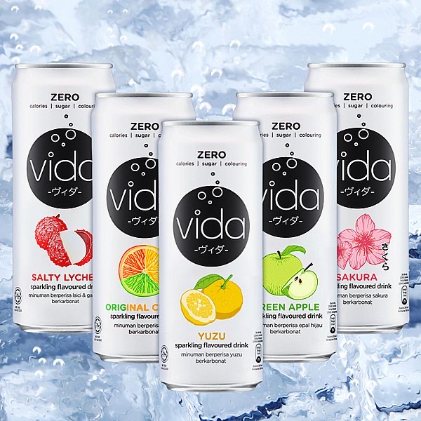 馬來西亞直送Vida 0糖0卡果味汽水  Vida 0糖0卡果味汽水