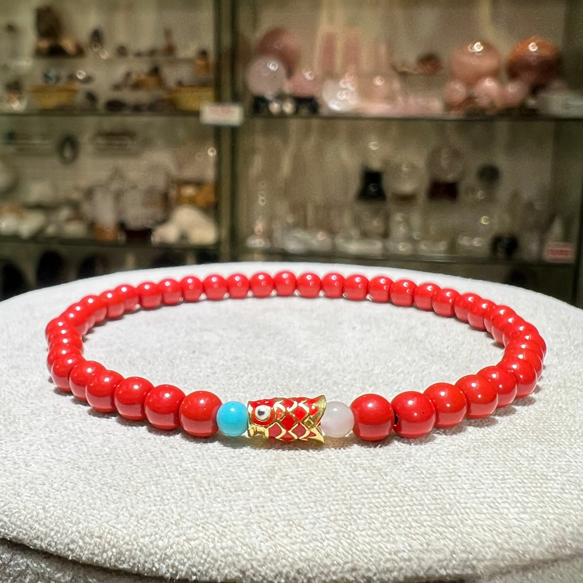 DIY 硃砂手串 4mm +/-