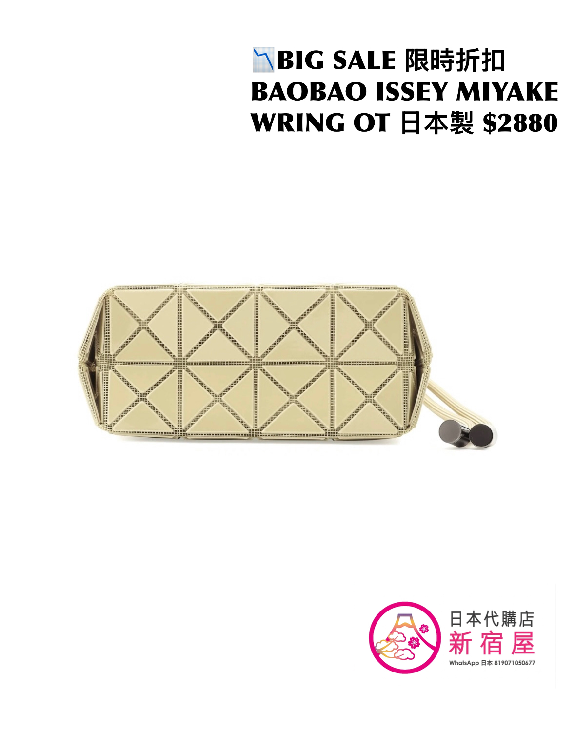 BAOBAO ISSEY MIYAKE WRING ONE-TONE