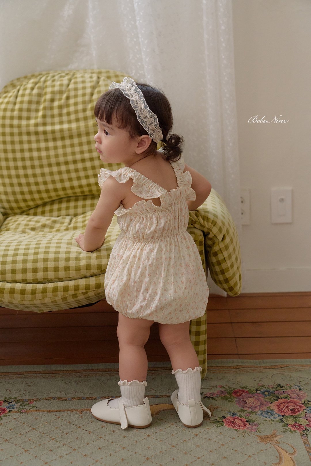 ☀️預訂 韓國直送☀️🇰🇷Bebenine蕾絲花邊髮帶兩件套