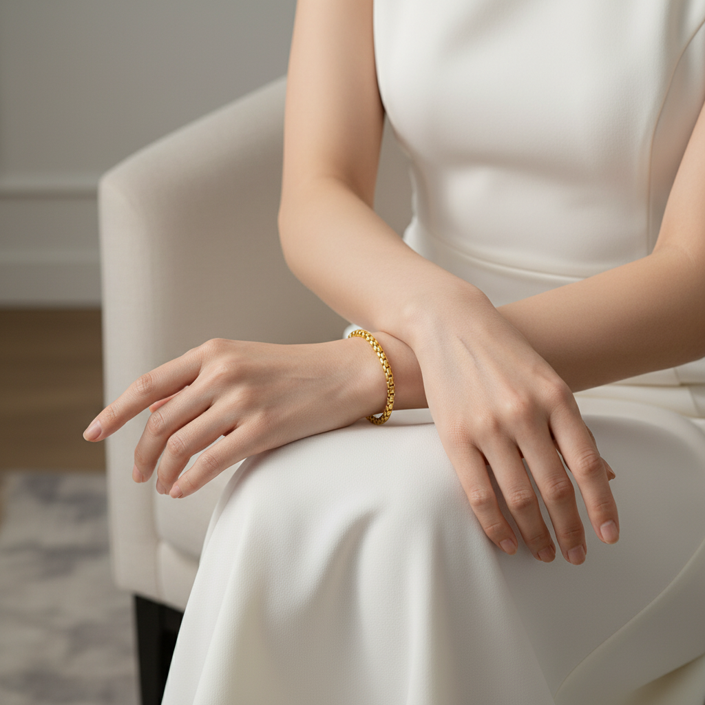 Boccia Titanium 03064-02 Bracelet 鈦金屬 / 鍍金手鏈 