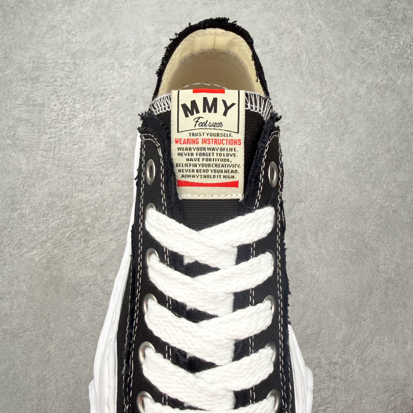 Maison Mihara Yasuhiro MMY "Hank" OG Sole Canvas Low-top Sneaker