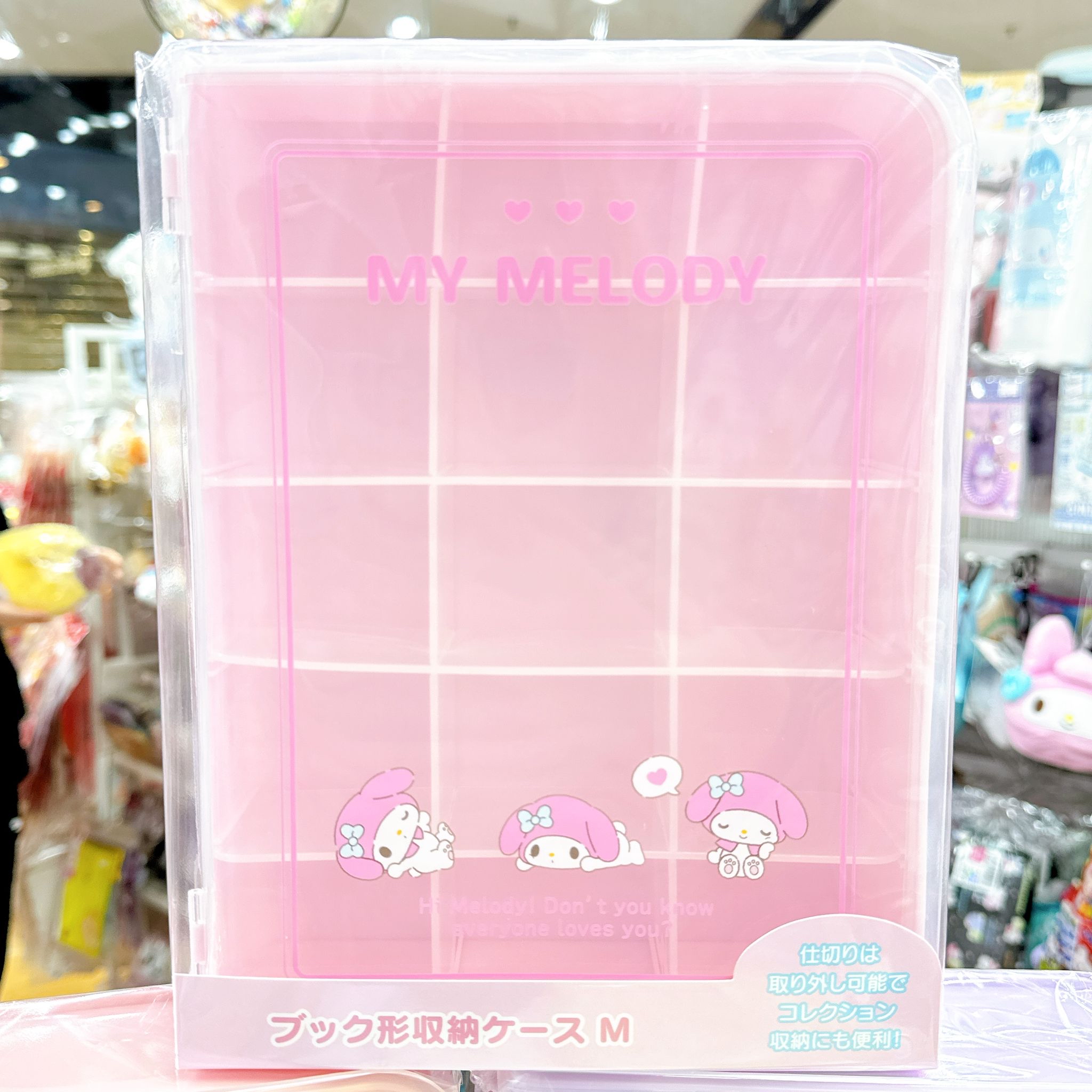 日本直送Sanrio收納盒m size 18×24×6 cm