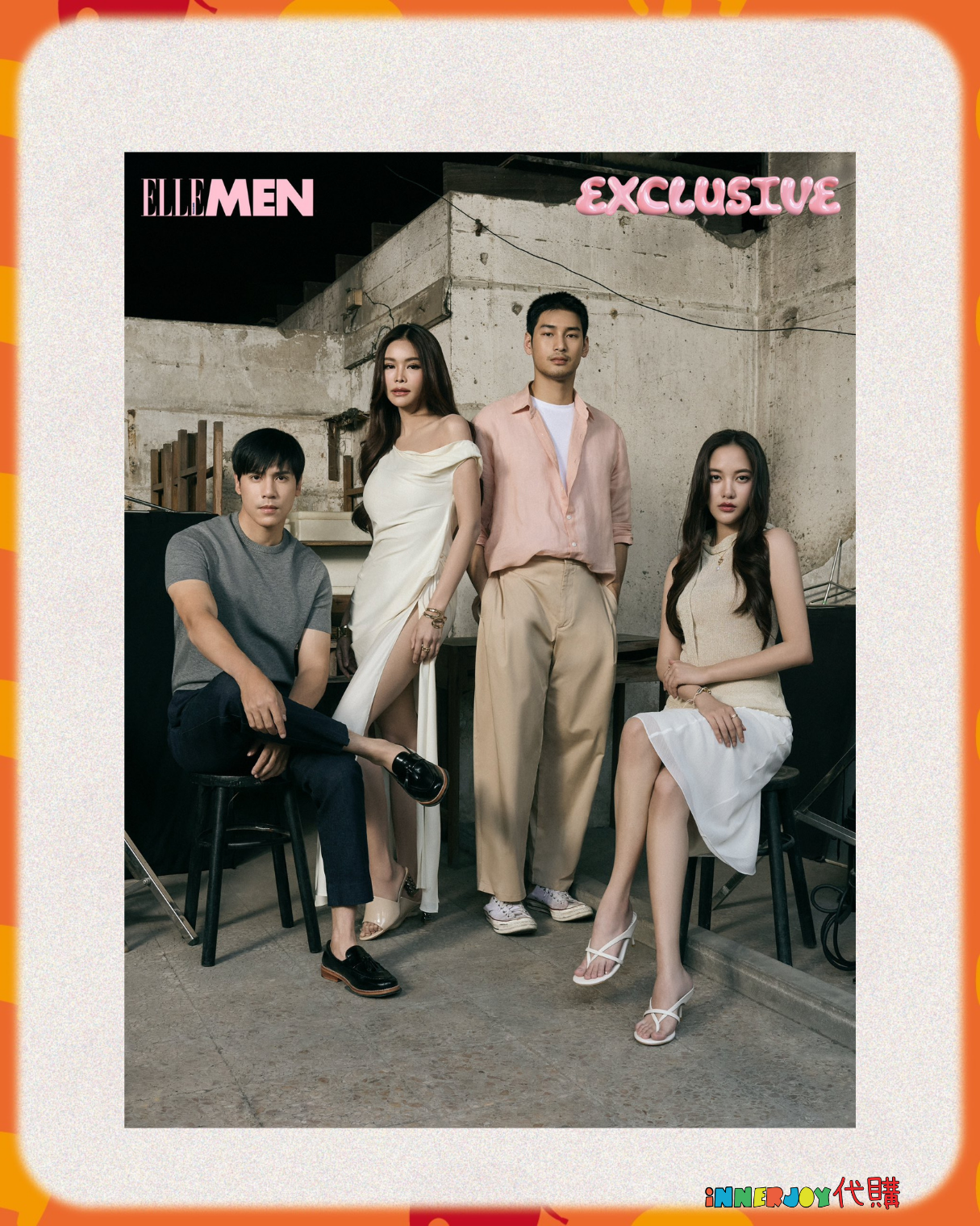 限量預購 (售完即止) | Apo Engfa Freen Jes 內頁 -  Elle Men Thailand 宋威龍封面 2026 MAR 3月號 泰國雜誌 