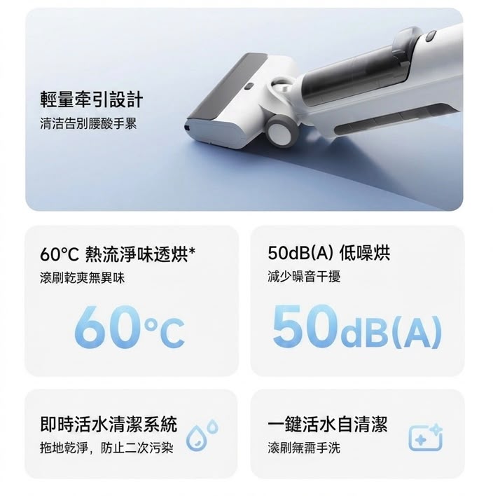 小米 米家無線洗地機 5C 香港三腳插頭 (預購產品)