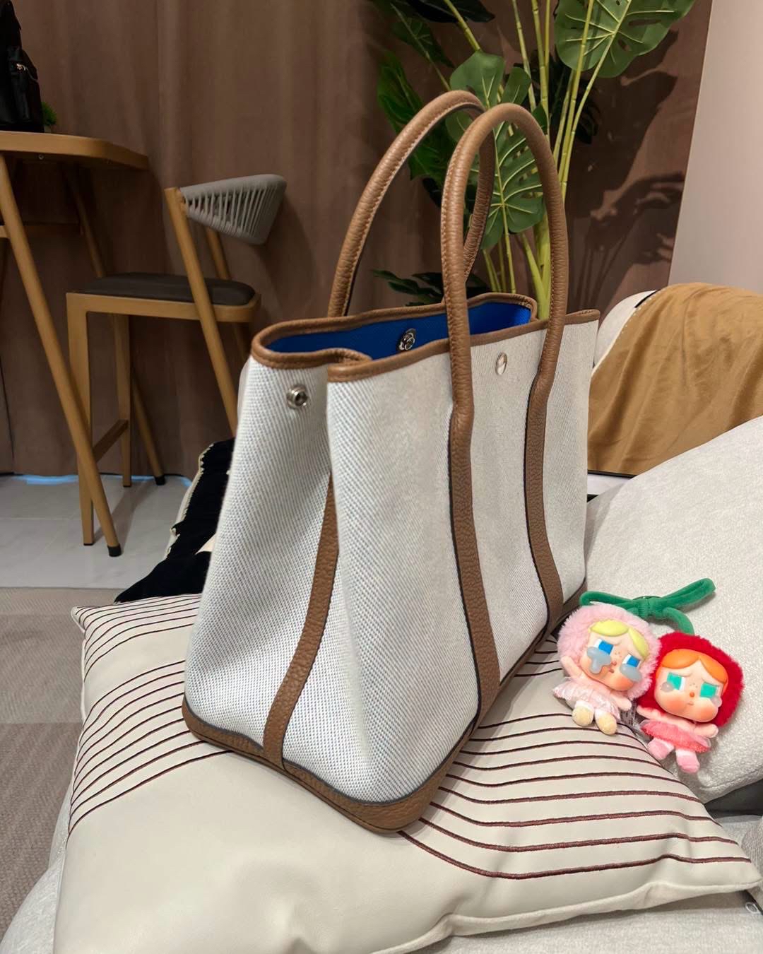 Hermes garden party 36,STAMP Z 100%Authentic,98%new ✅Dust bag