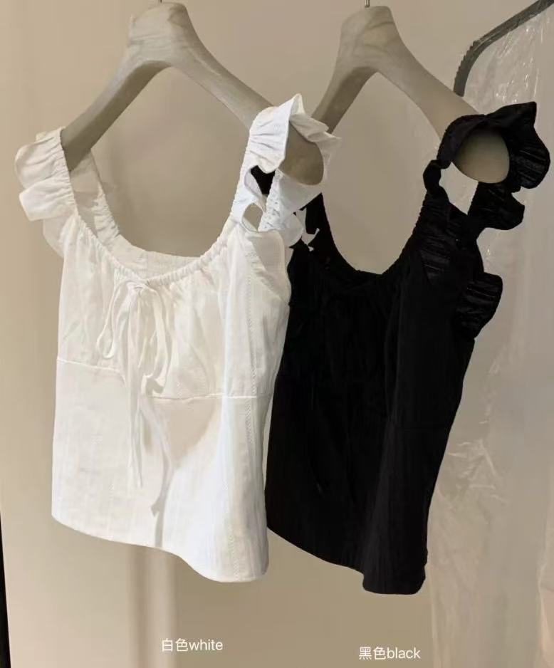 TP295法式小飞袖上衣