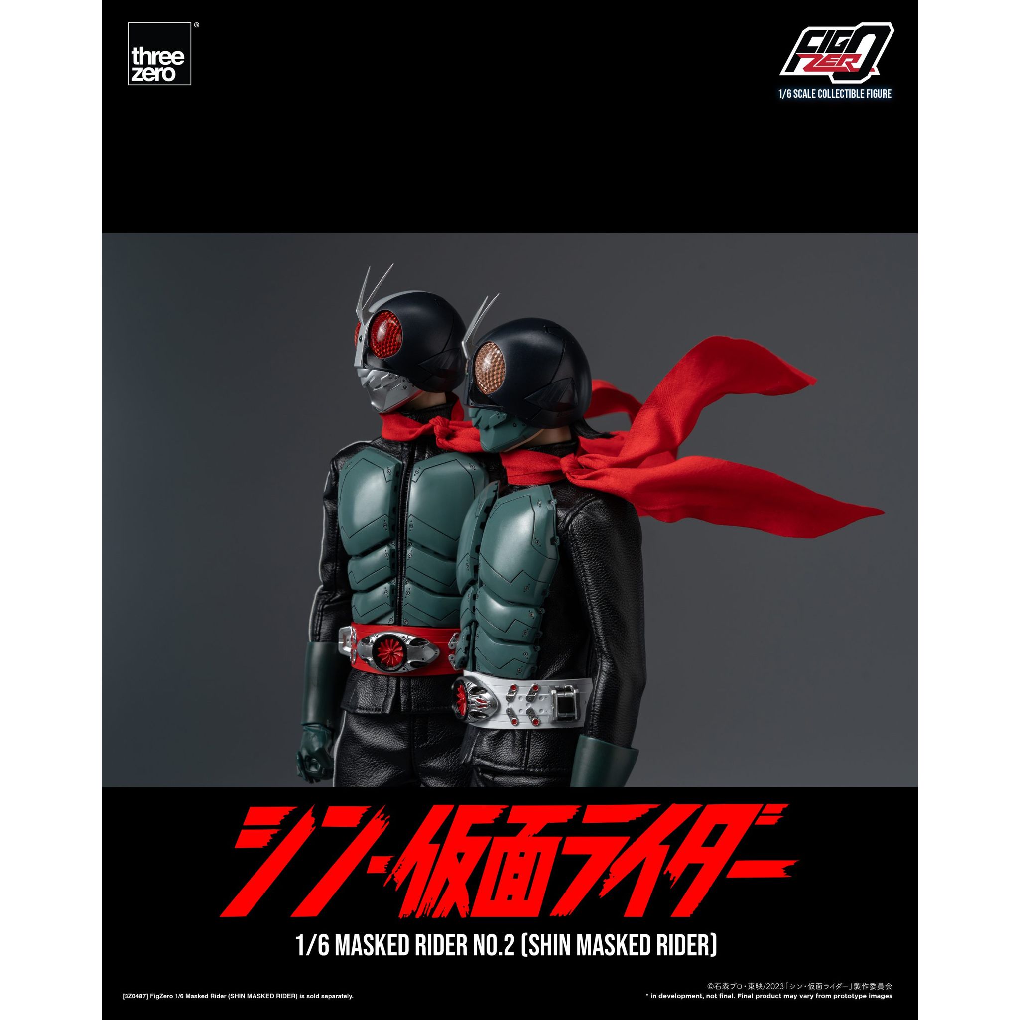 預訂訂金$600) (總價$1302) threezero FigZero 1/6 幪面超人2號(新·幪 