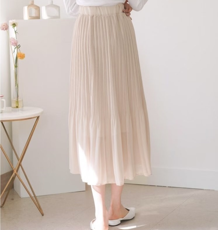 Made in korea 🇰🇷百摺雪紡裙