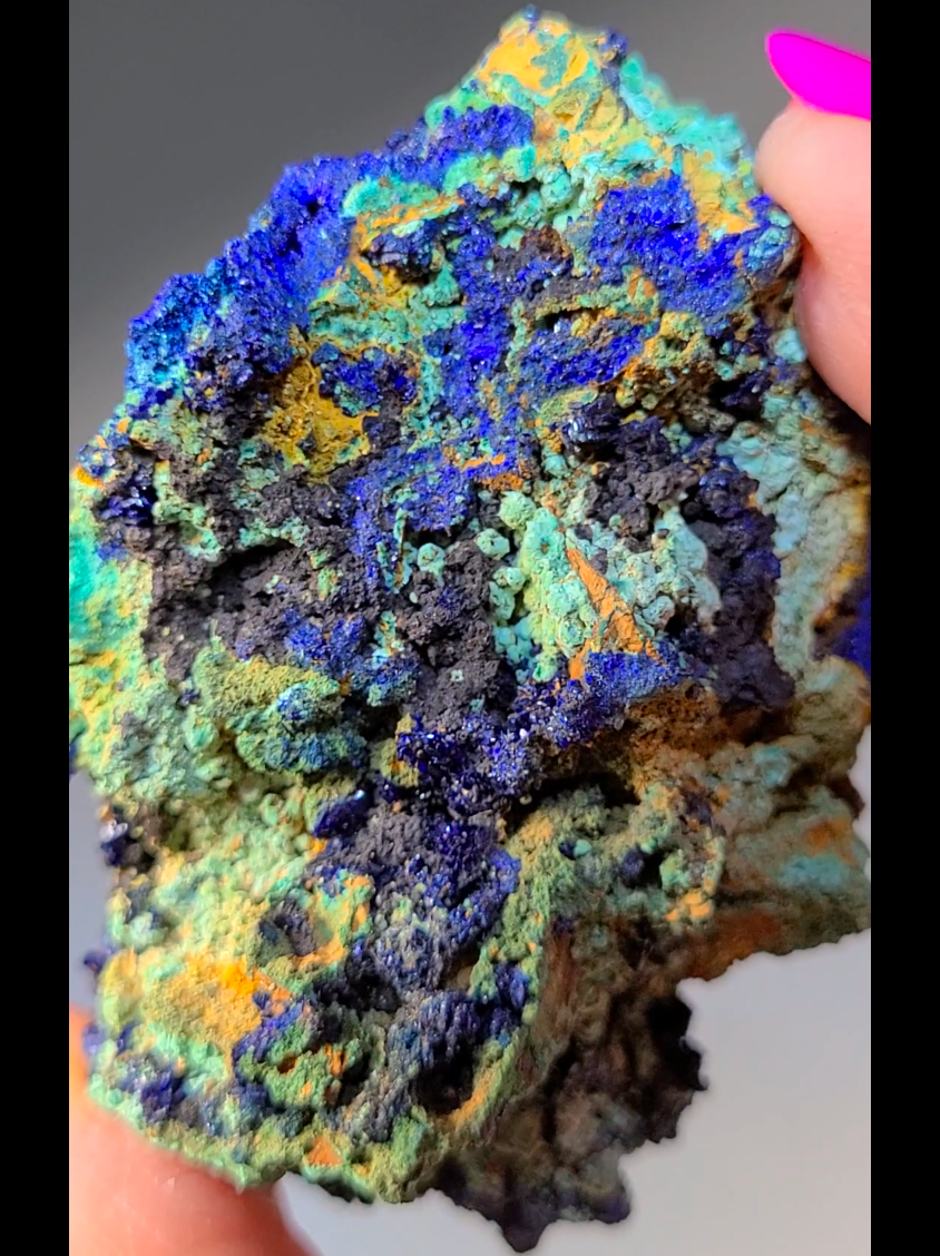 Azurite malachite chrysocolla specimen - AZ16
