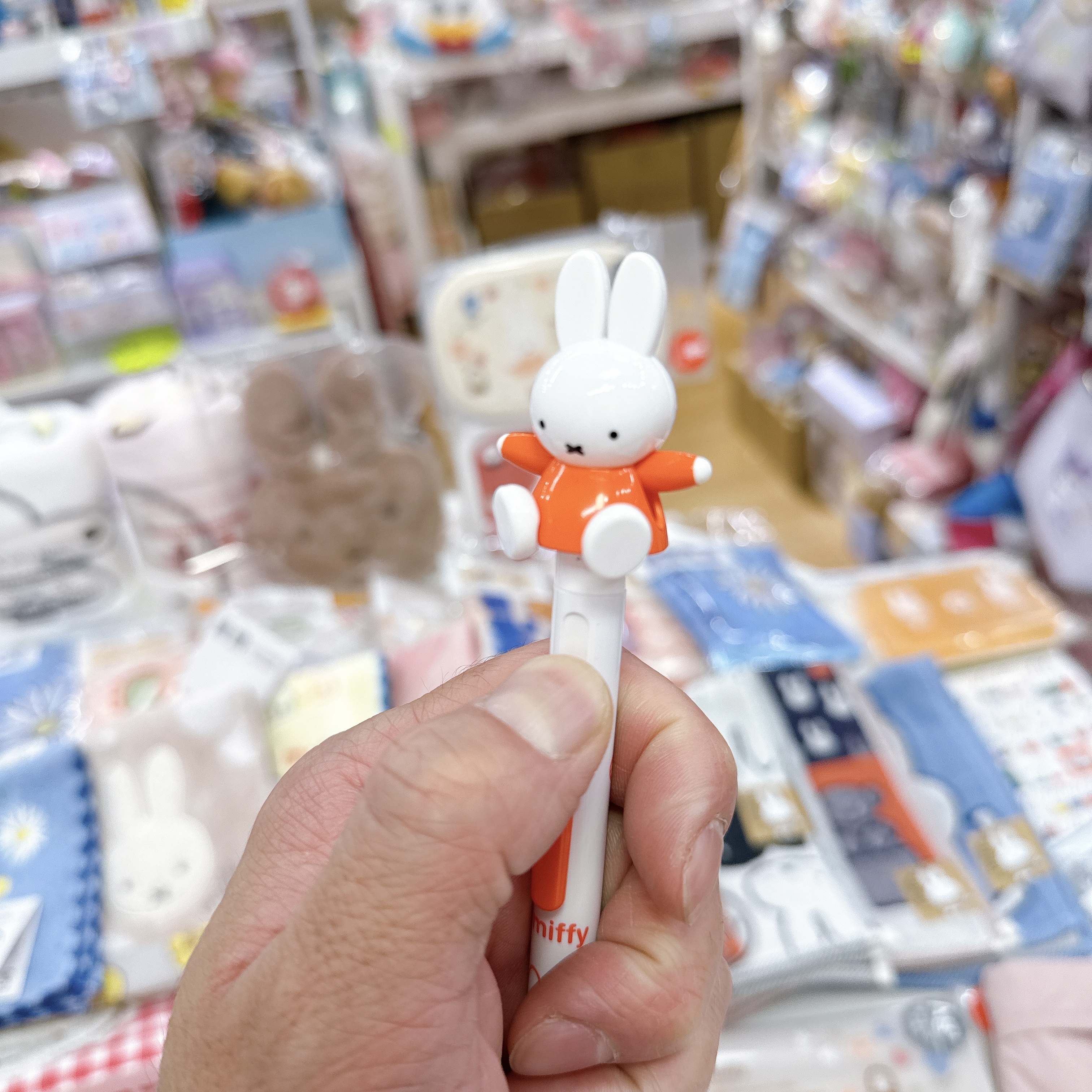 日本版Miffy 公仔頭郁動原子筆 啫喱筆套裝