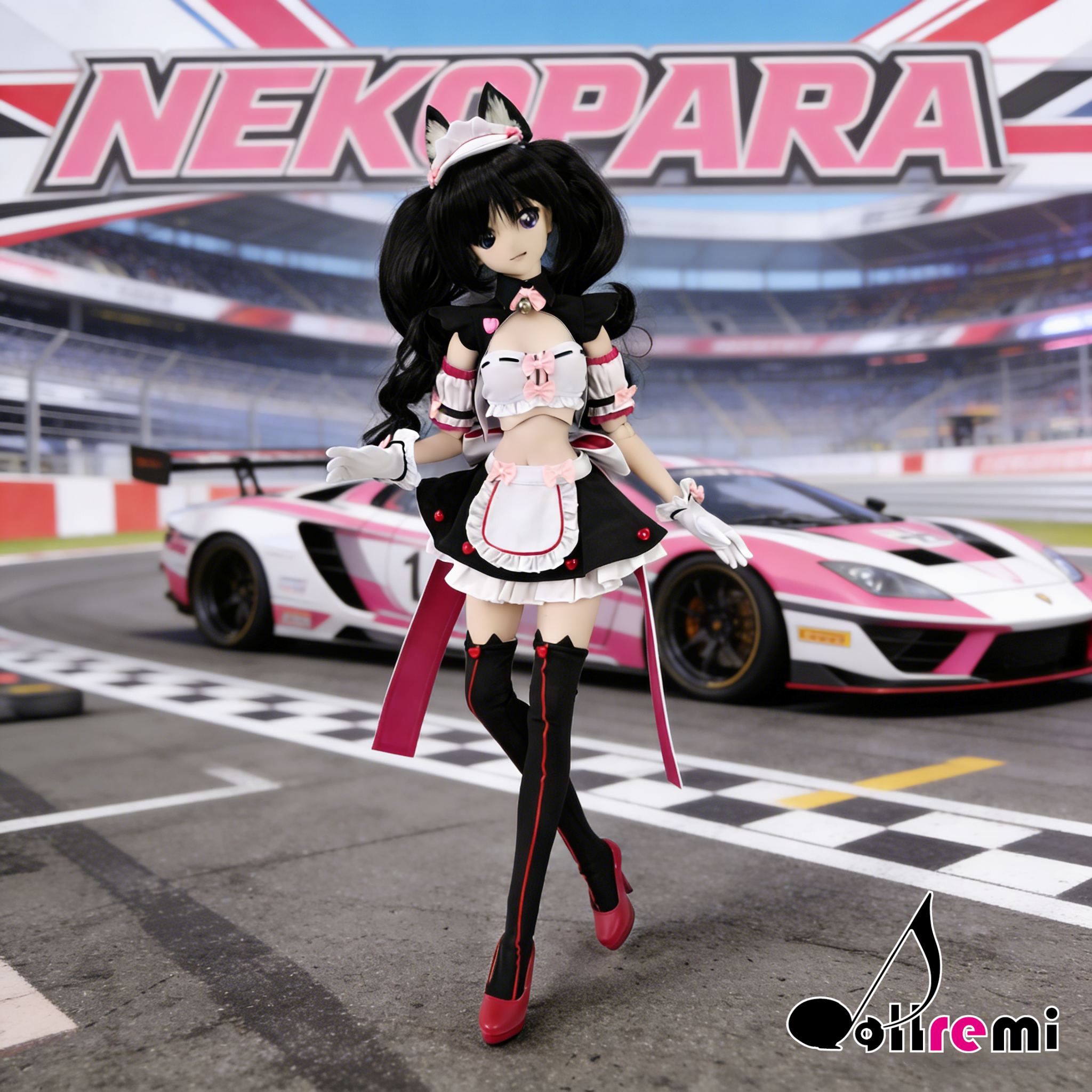 【dollremi】(DD0714) COS NEKOPARA Vol.1 Soleil opened! Chocolate Racing Girl Ver. 巧克力 賽車女郎 ver.
