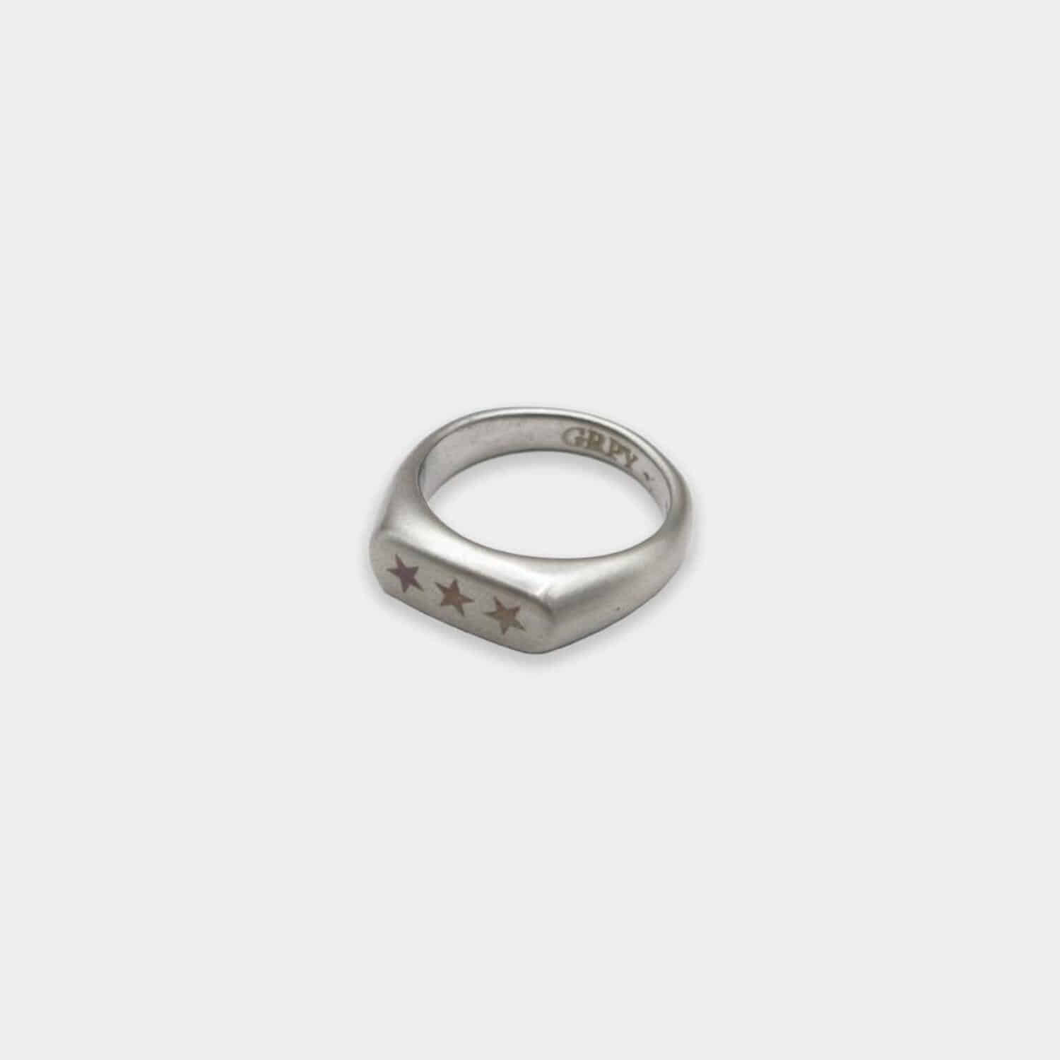 🇰🇷訂購｜GRUMPY｜戒指｜Surgical) Treble Star Round Ring