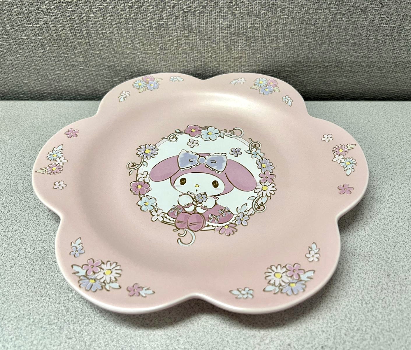 🌐Global Sanrio 限定 Melody 花花造型 陶瓷碟
