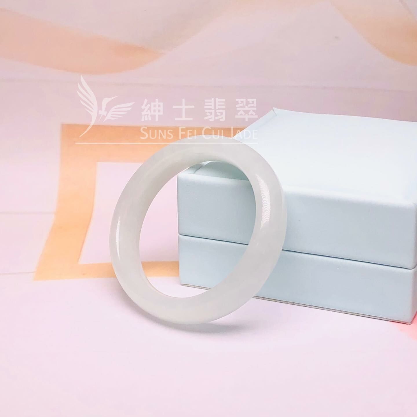 會卡蠟皮淡綠貴妃鐲48.6mm