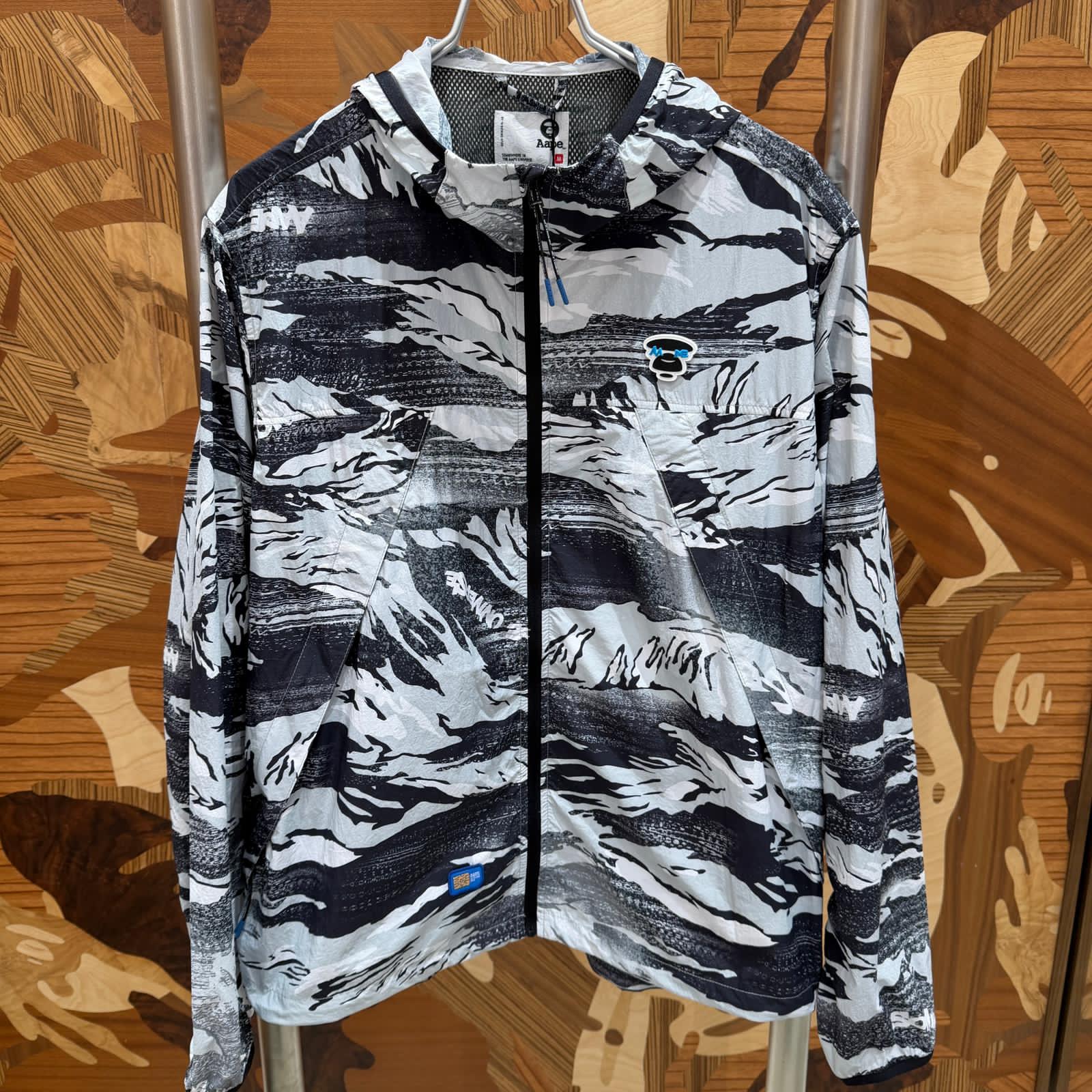 AAPE AAPEUNVS patterned hooded jacket (7776)
