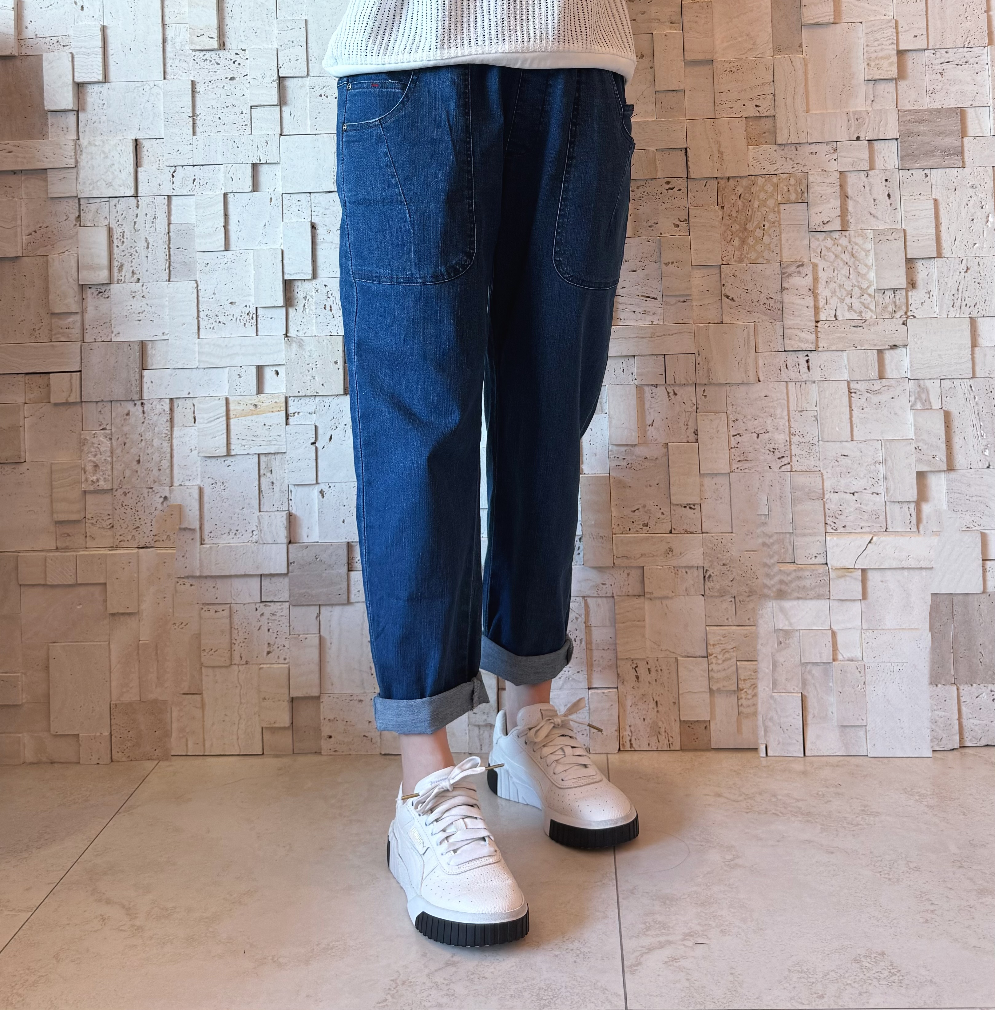 B00538 修腳雙袋牛仔褲