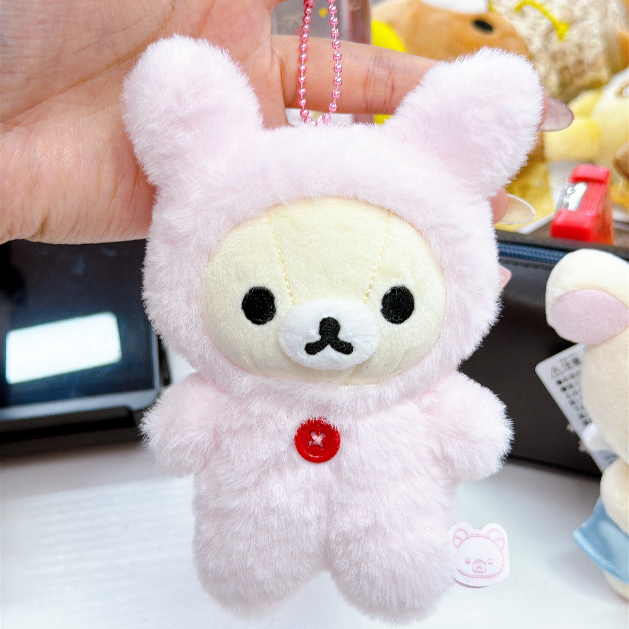 日本直送新款鬆弛熊白熊公仔掛飾