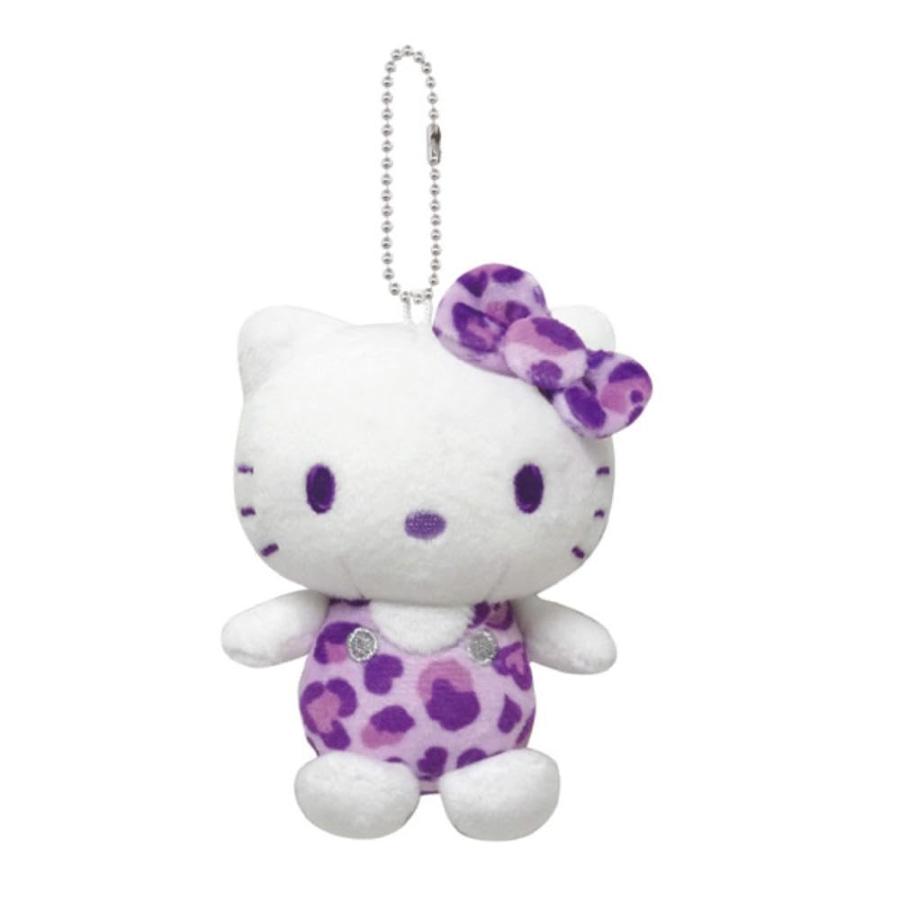 Sanrio 豹紋Hello Kitty 掛件（紫色）