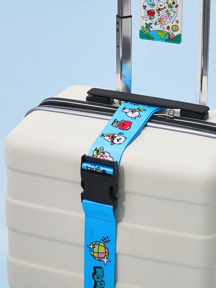📦訂購 韓國代購 Line Friends BT21 (WORLD VOYAGE) LUGGAGE BELT 行李帶