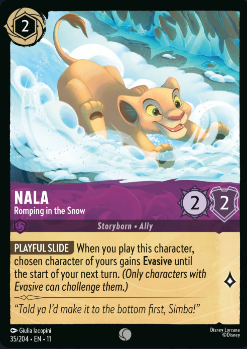 35/204 Nala - Romping in the Snow C