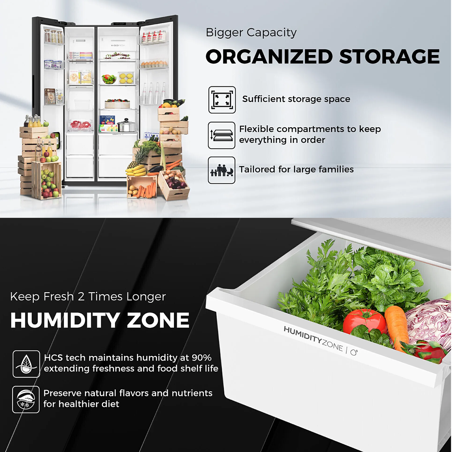 Haier 630L Side by Side Inverter Refrigerator (HRF-IS630XM)