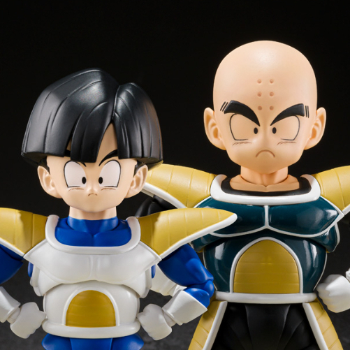 BUNDLE SHF Dragon Ball Z Battle Armor Gohan & Krillin