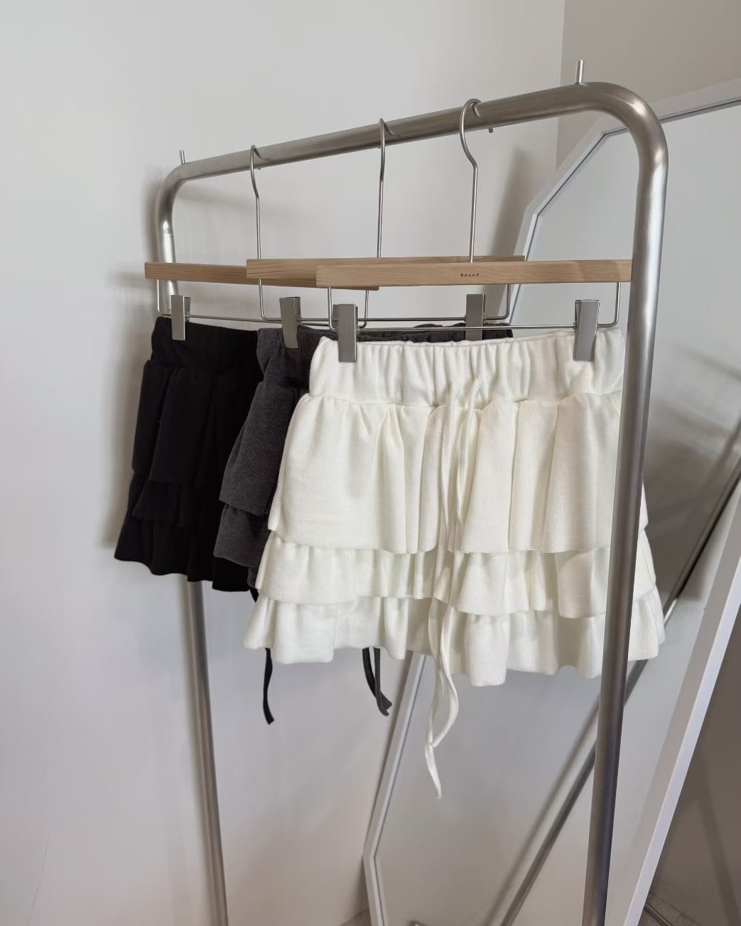 【 Goodbye Winter🍰小個子Pick！高質量層層蛋糕裙褲💭🤍】Mini Cake Skirt(兩色入)