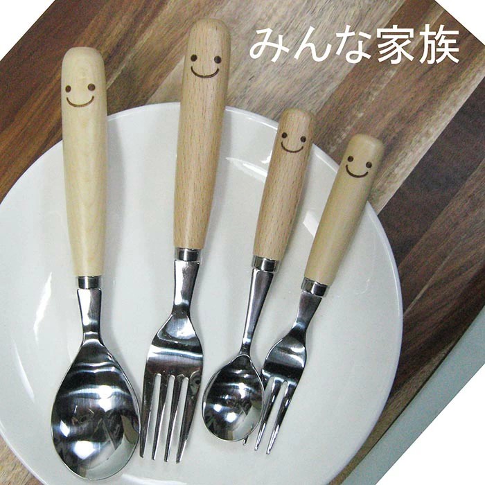 🔥🔥【日本製《NAGAO》燕三条不鏽鋼木柄餐具套裝 4件組】