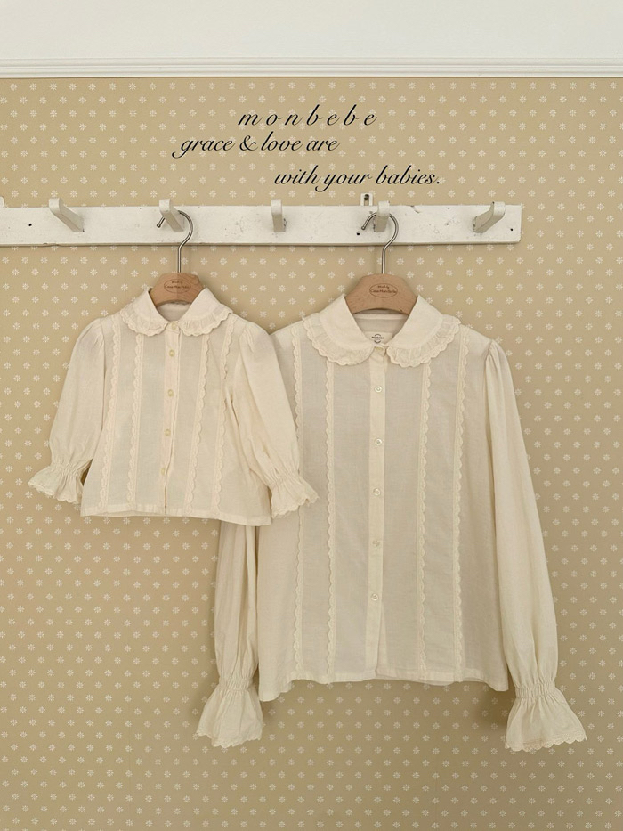 🇰🇷Monbebe blouse adult 親子