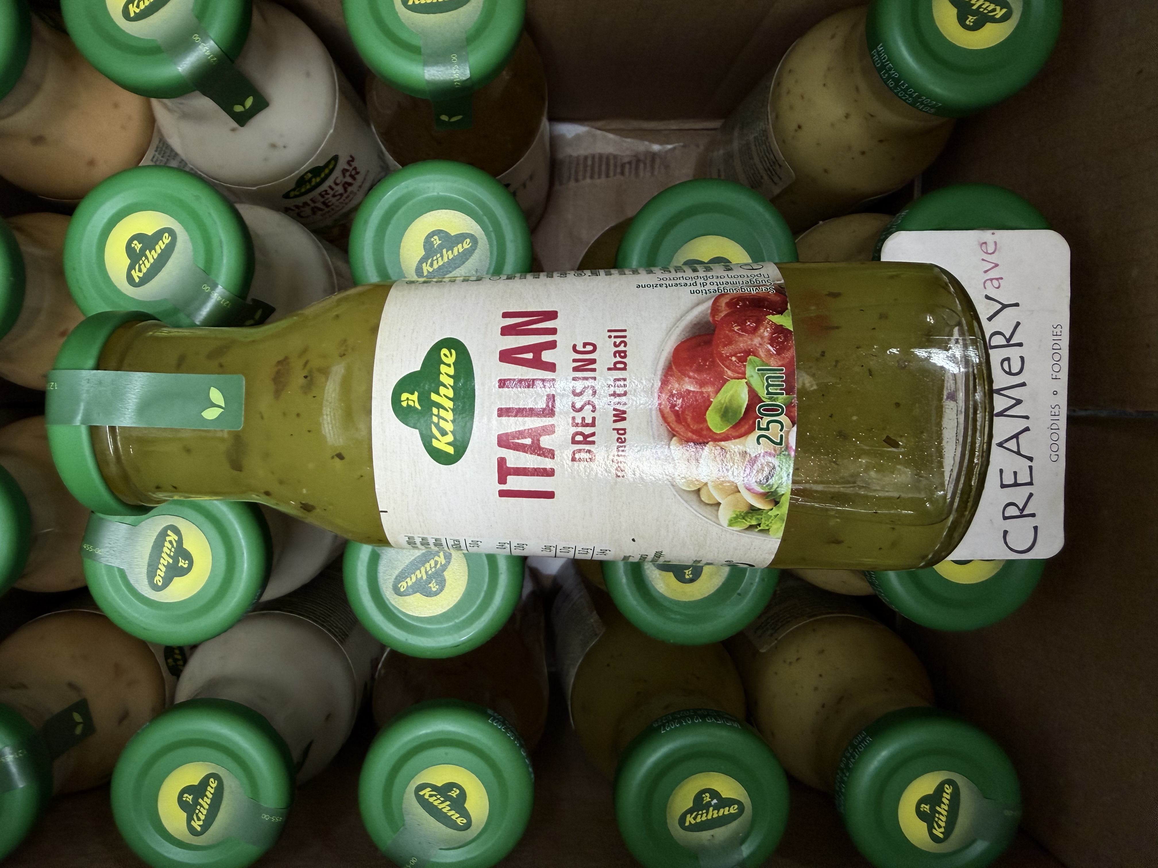 德國冠利意式沙律醬汁Germany Kühne Italian Style Dressing 250ml 