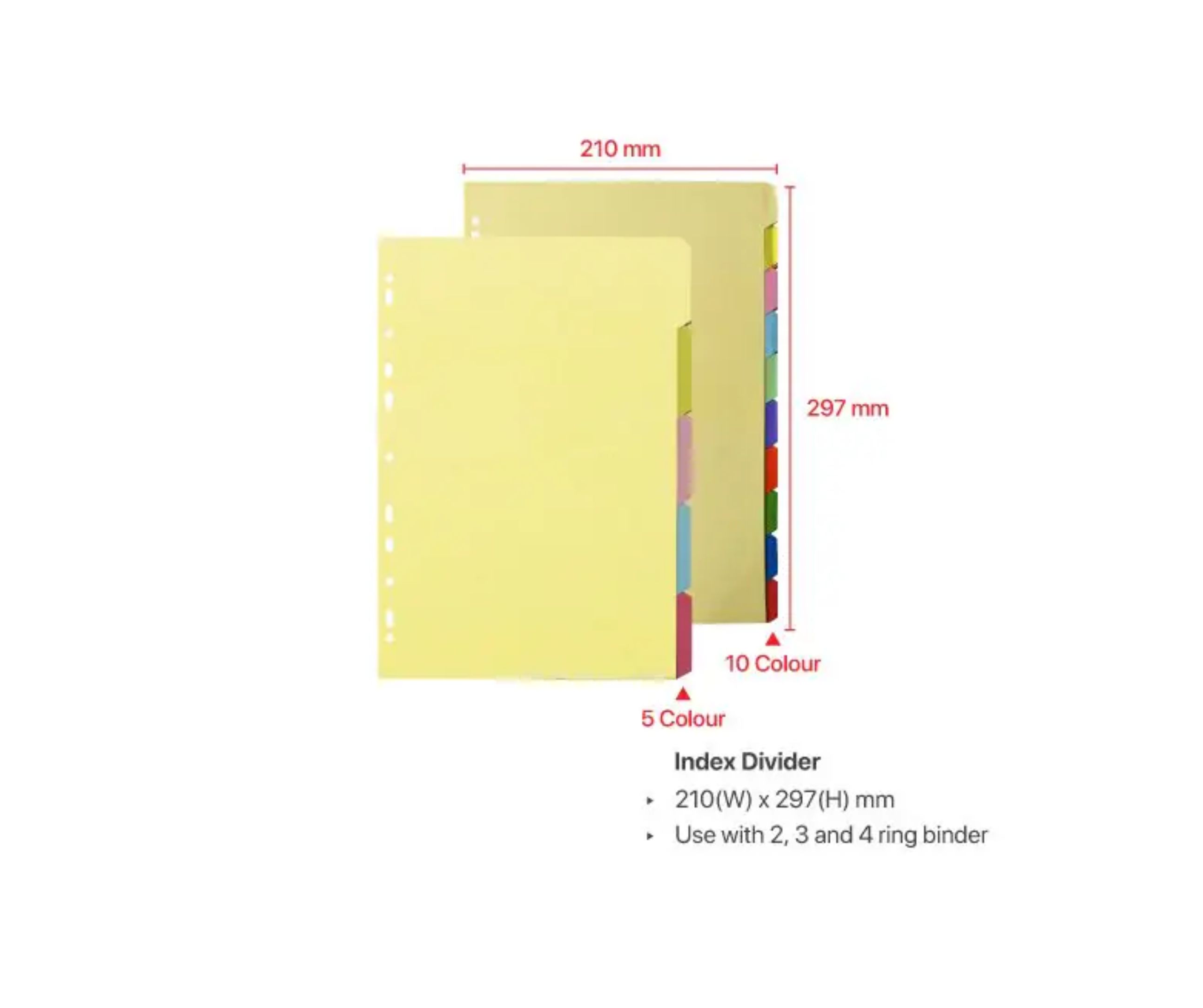 Subject Index Divider/Pembahagi Indeks Subjek/Filing Accessories/A4