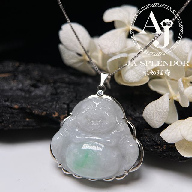 お得品‼️新入荷❣️天然A貨翡翠 厚重感、満工【花開富貴、鳳穿牡丹】　鑑定書付き A blue and white 'phoenix' vase, yuhuchunping, Yuan dynasty