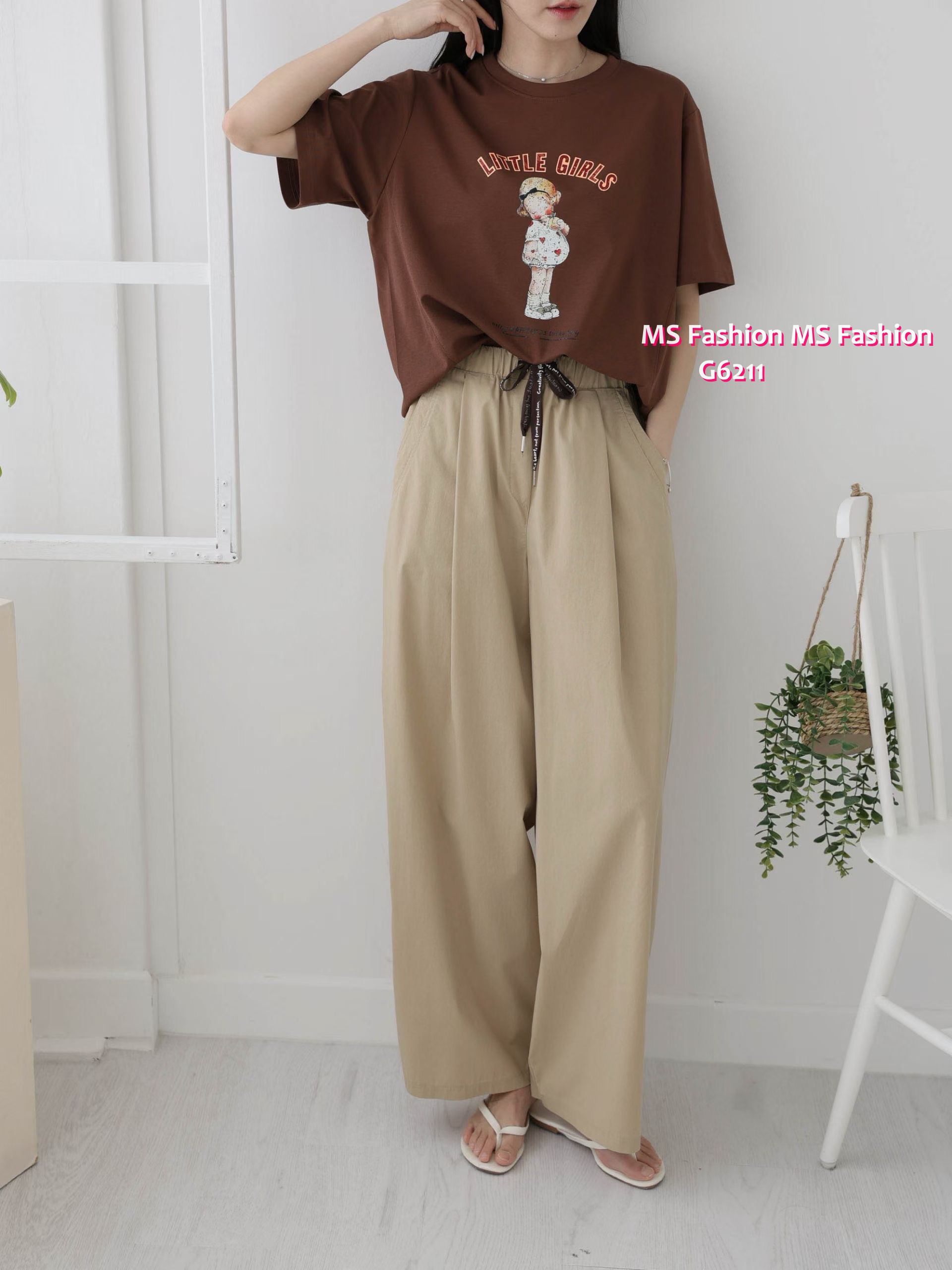 G6211 韓國🇰🇷可愛女仔圖案top