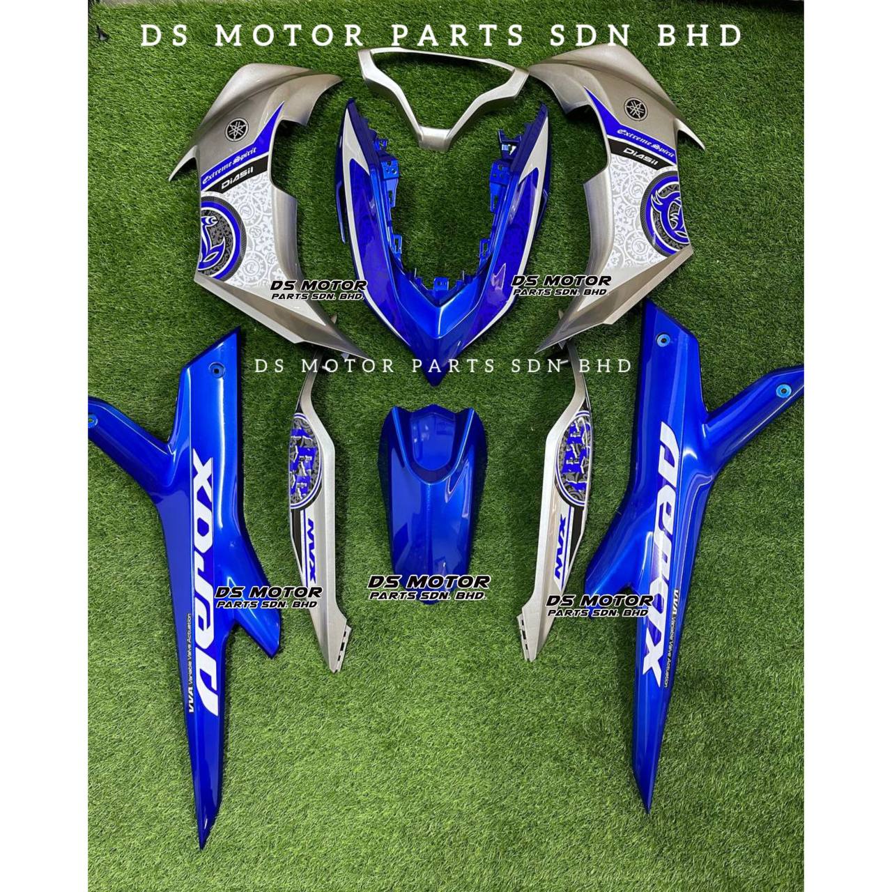 Yamaha Cover Set NVX V2 Merah Batik / Biru Batik / Purple Batik