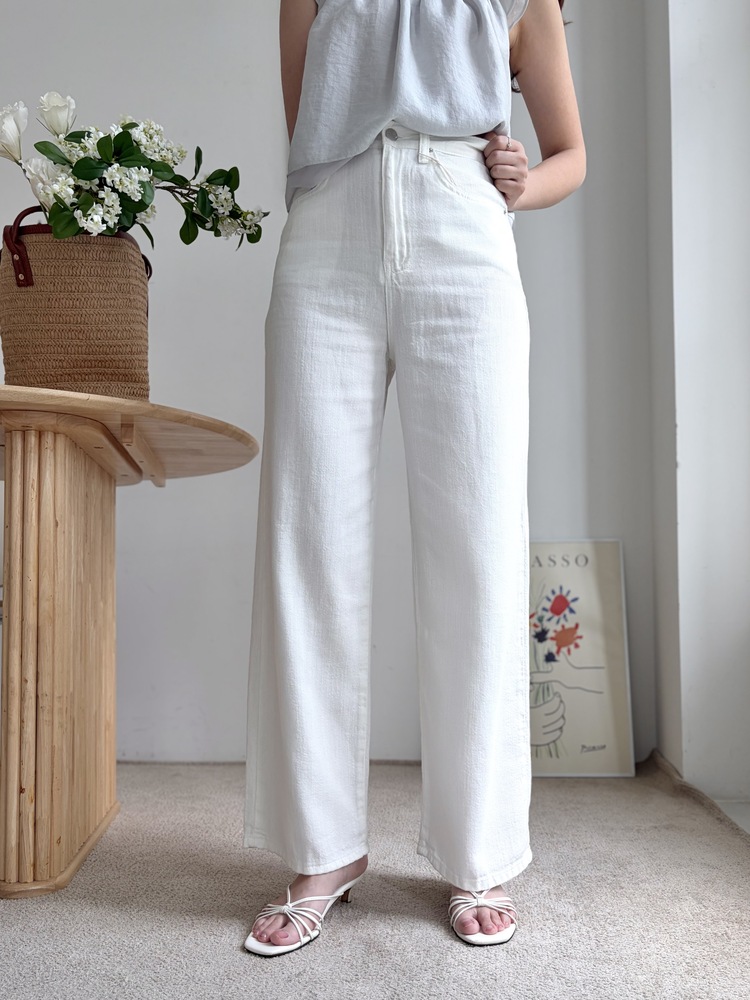 [極涼!!] Summer Lightweight White Jeans