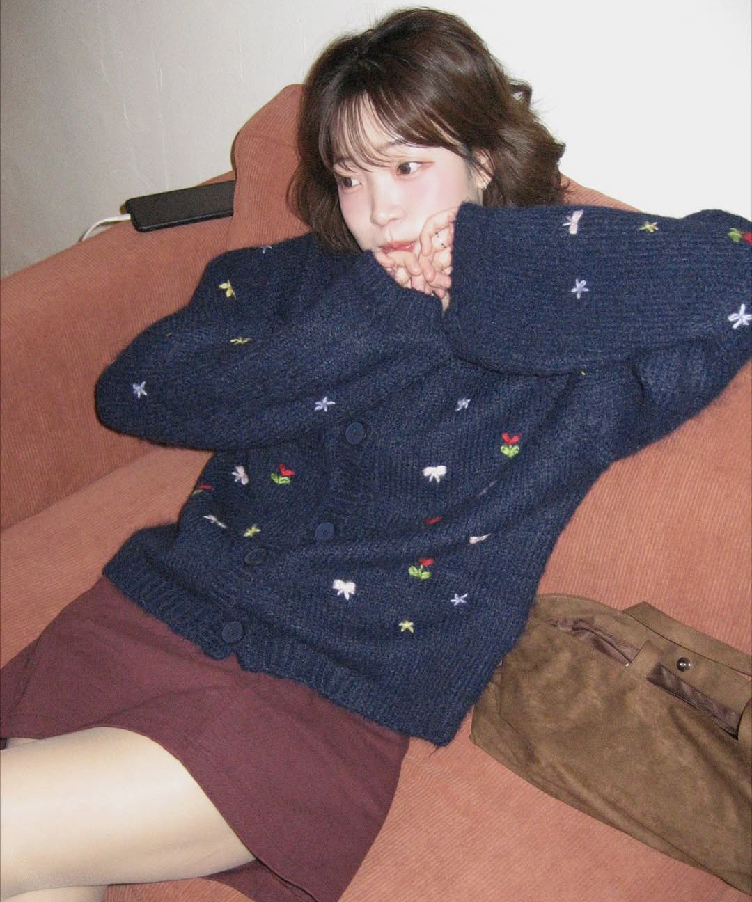 🇰🇷訂購｜ronron｜VINTAGE DOUBLE RIBBON LONG SLEEVE 2色 