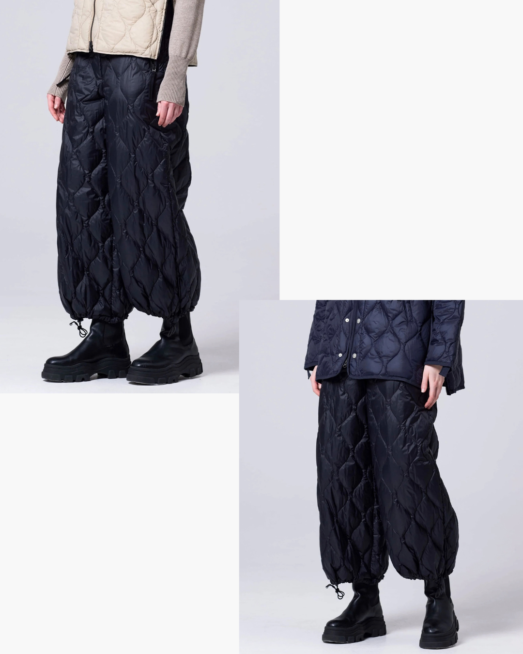 日本代購【 2026秋冬新商品 日本直送 TAION 軍事風 羽絨裙褲 Military Split Down Skirt Softshell 】
