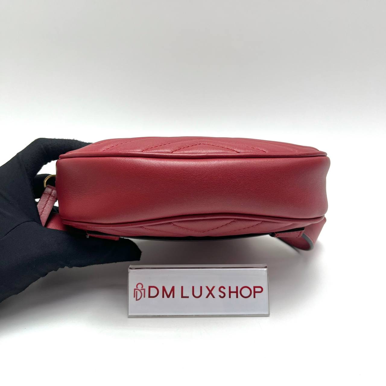 Gucci Red GG Marmont Belt Bag (85cm)