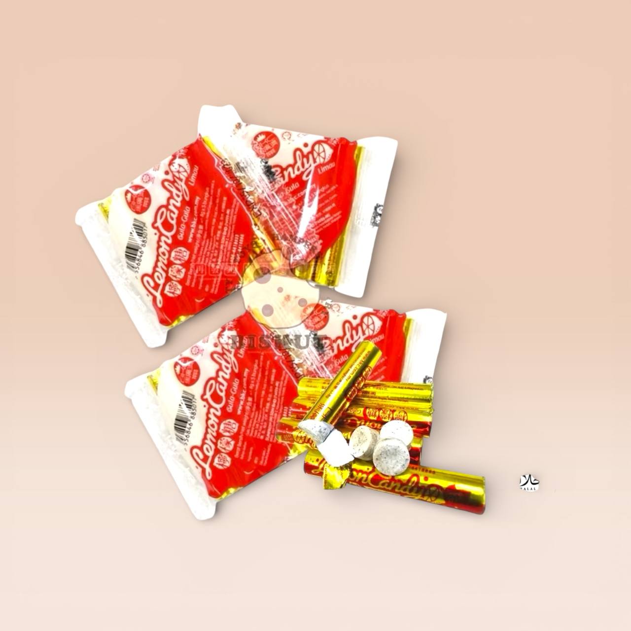 Lemon Tablet gula asam limau candy 柠檬糖 20pcs