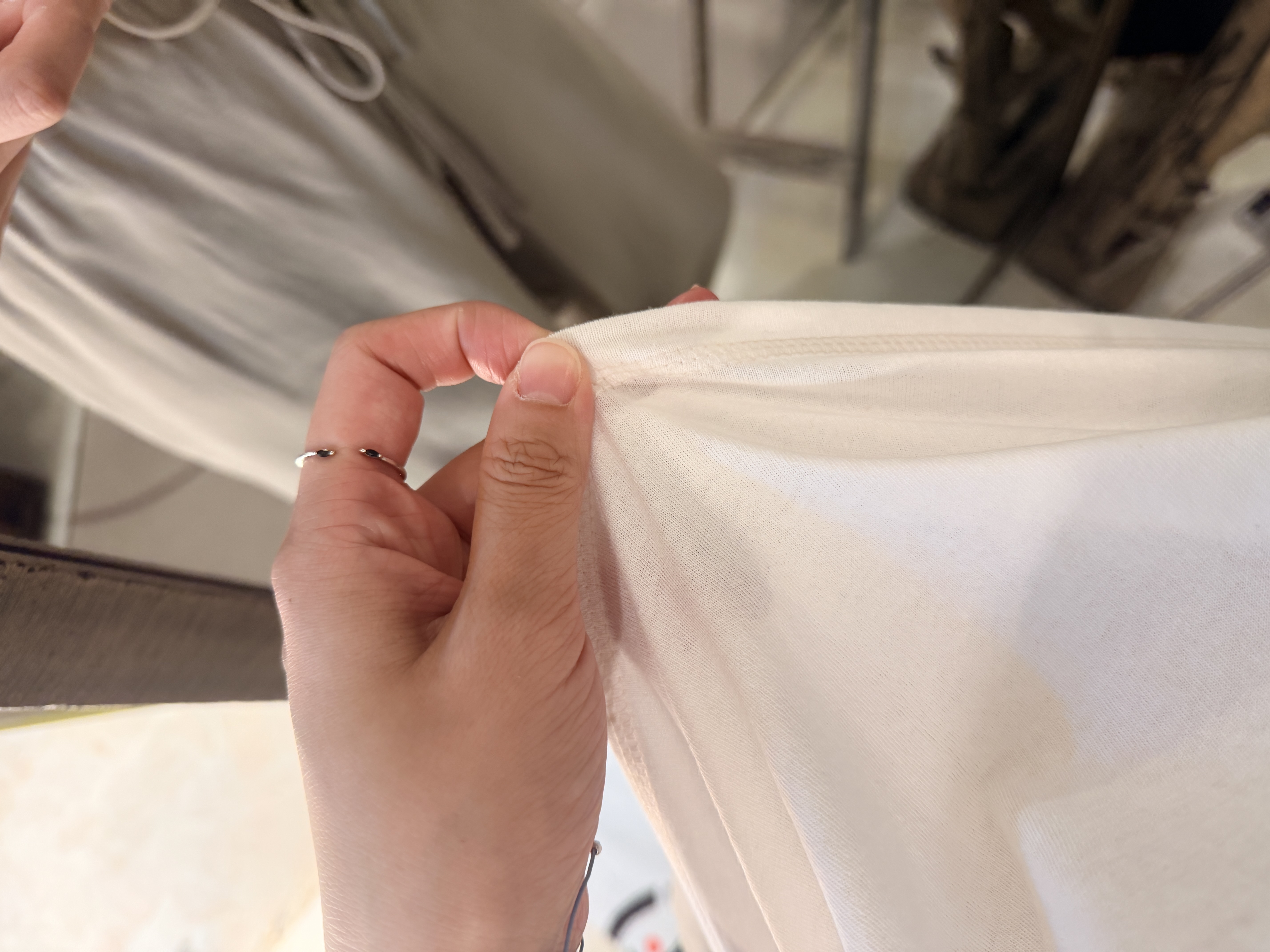 White details tee