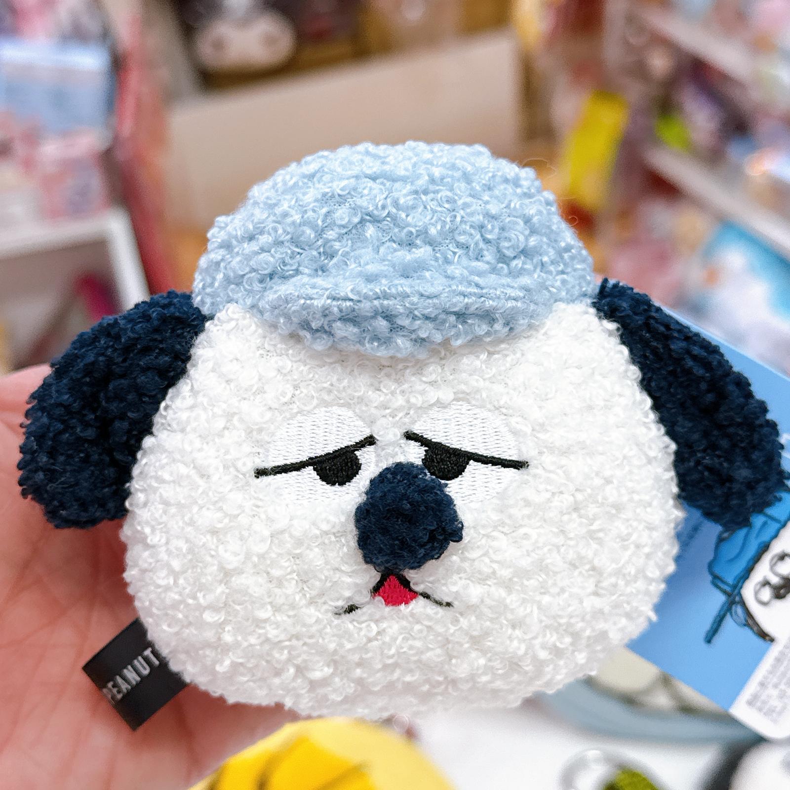 日本直送snoopy olaf Woodstock新款拉鏈袋 頭型掛飾